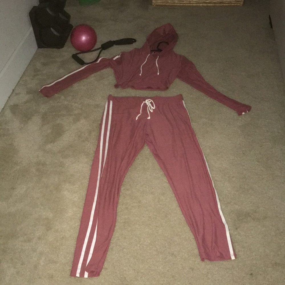 Jogger set pink